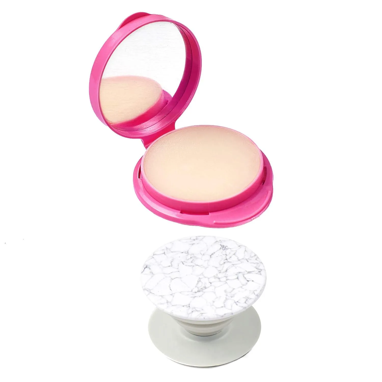 – Lip Balm & Mirror – Pop onto your Phone's Socket Grip (PS), refill your (PS) Grips’ lip balm or attach anywhere with included adapter… (Watermelon) 3pcs