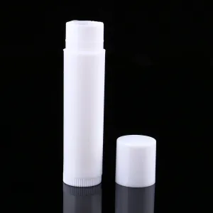 100 Pcs 5m Empty Lip Balm Lipstick Tubes, Clear Lip Balm Tubes, for DIY Homemade Lipsticks, Chapsticks DIY