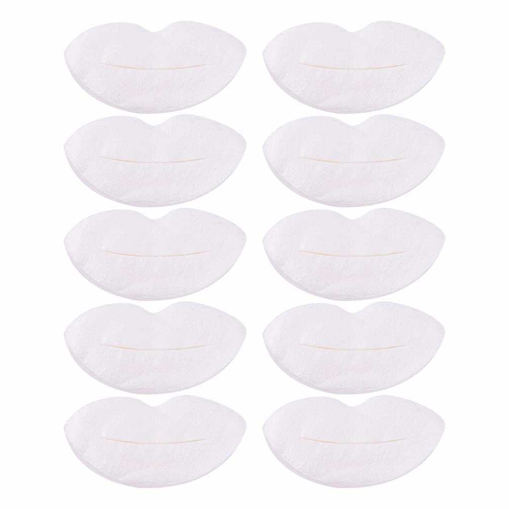 1000 Pcs Gel Lip Masks Sheet Plant Fiber Breathable Collagen Lip Plumper Pads Dry Sheet Masks Nourish Moisturizing Lip Sleeping Masks for Anti- Wrinkle Anti- aging White