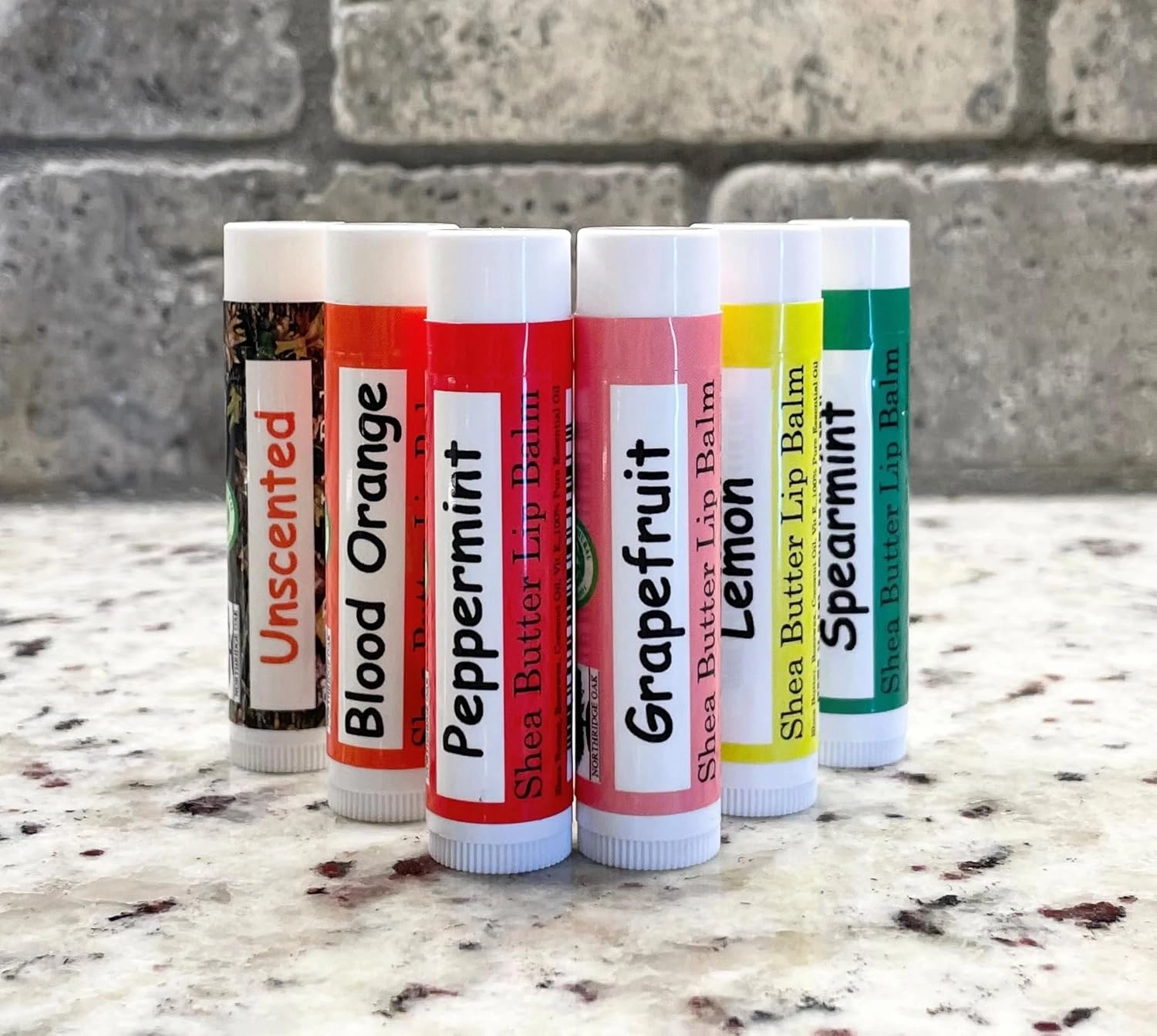 100% All Natural Lip Balm - Grapefruit 5 Pack