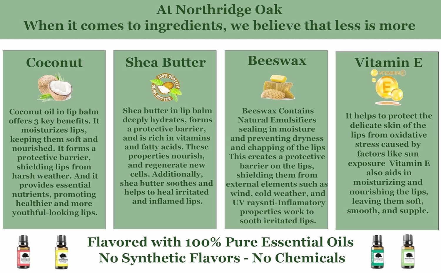 100% All Natural Lip Balm - Grapefruit 5 Pack