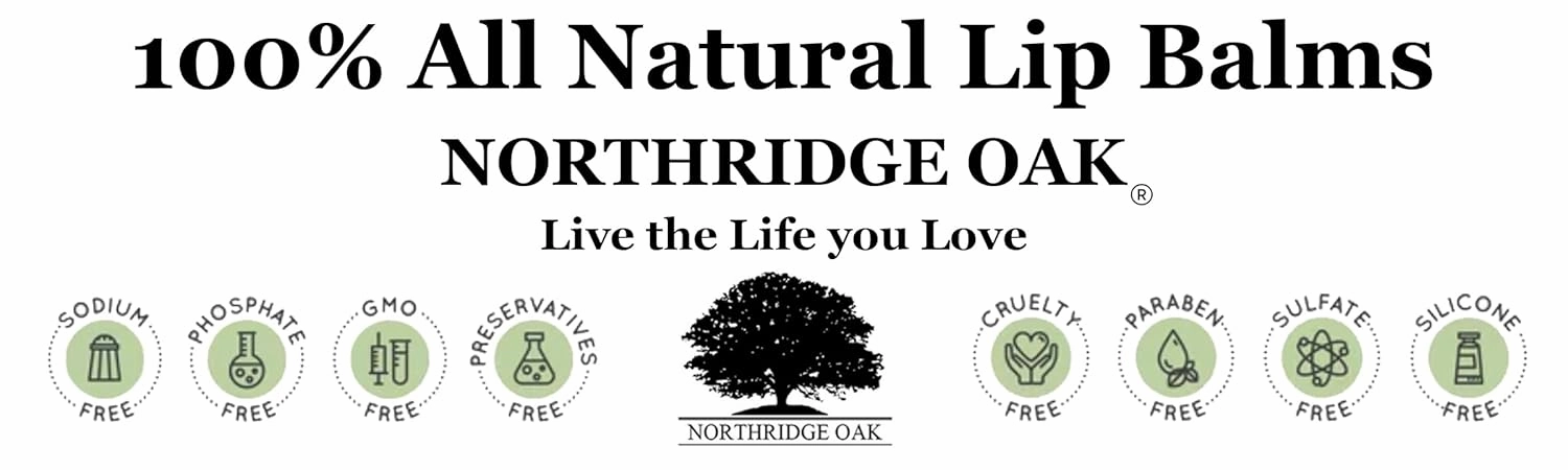 100% All Natural Lip Balm - Grapefruit 5 Pack