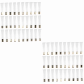 100pcs Clear Lip Gloss Squeeze Tubes Lightweight Travel-friendly Lip Balm Containers for Cosmetics for Storing Gloss Lotions Makeup Remover and More