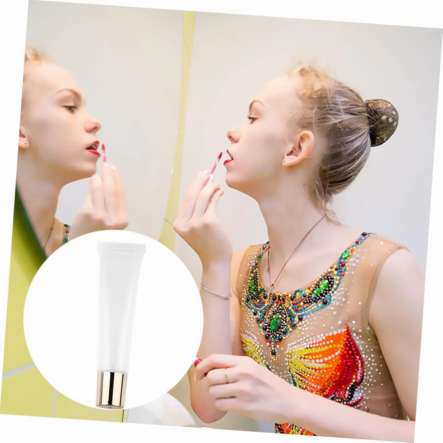 100pcs Clear Lip Gloss Squeeze Tubes Lightweight Travel-friendly Lip Balm Containers for Cosmetics for Storing Gloss Lotions Makeup Remover and More