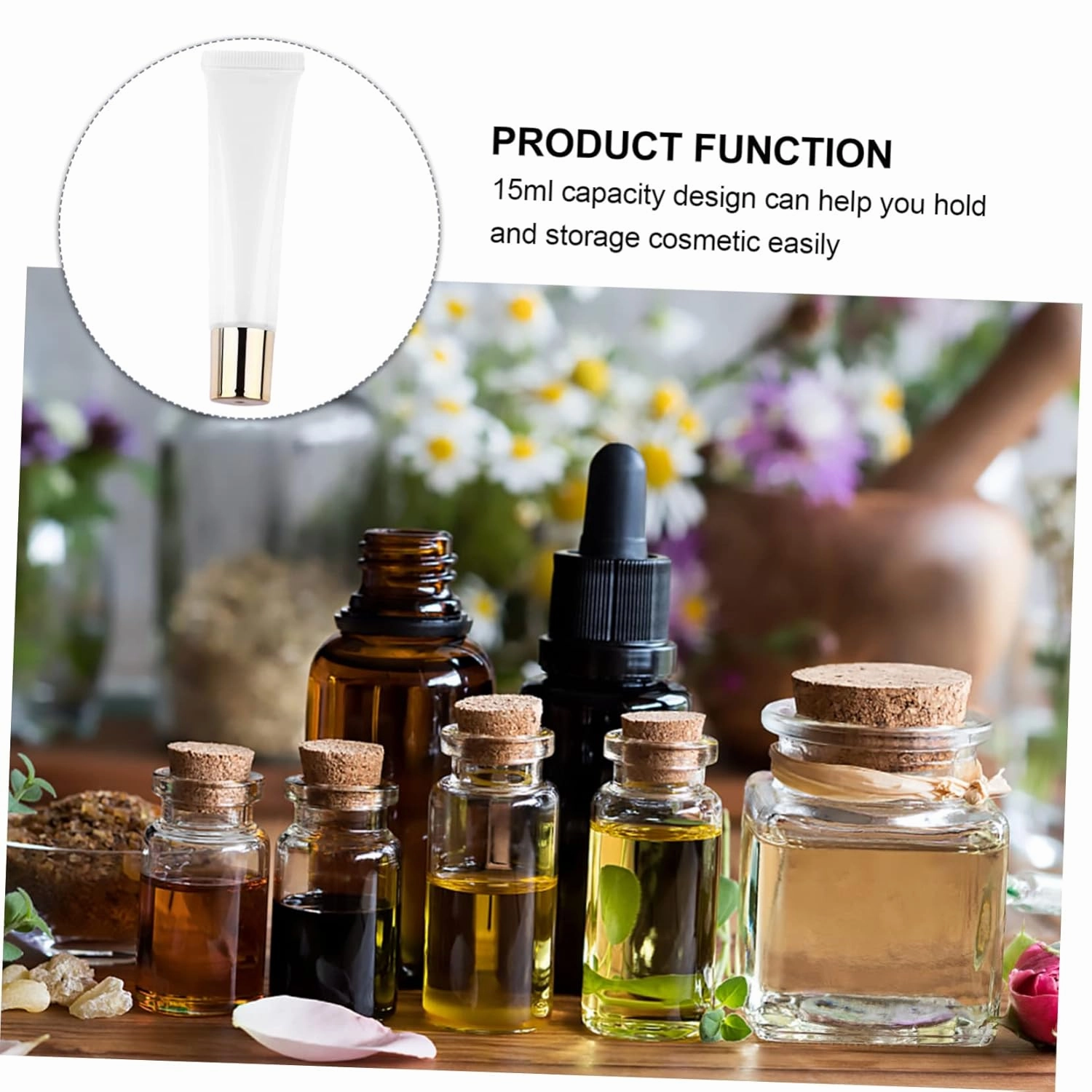 100pcs Clear Lip Gloss Squeeze Tubes Lightweight Travel-friendly Lip Balm Containers for Cosmetics for Storing Gloss Lotions Makeup Remover and More