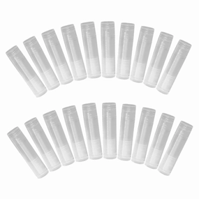 100pcs Empty Lip Balm Tubes Clear Lip Gloss Containers for Diy Lipstick Transparent Caps Stylish Storage Suitable for Cosmetic Samples and Personal Use