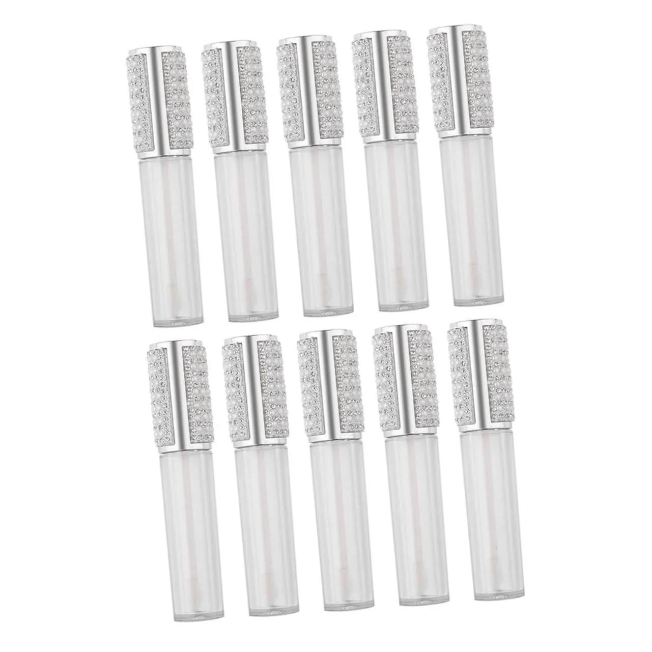 10pcs Empty Lip Gloss Tube Lipstick Containers Body for Easy Volume Monitoring for Professionals and Beginners Travel-friendly Design