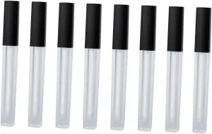 10pcs Transparent Lip Gloss Bottles Empty Lip Gloss Containers for Makeup Daily Use and Travel Design for Easy Application and Storage