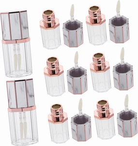 10Pcs Empty Lip Gloss Bottles Portable Makeup Containers for Lip Oil Durable DIY Lip Gloss Tubes for Daily Use and Travel present for Friends