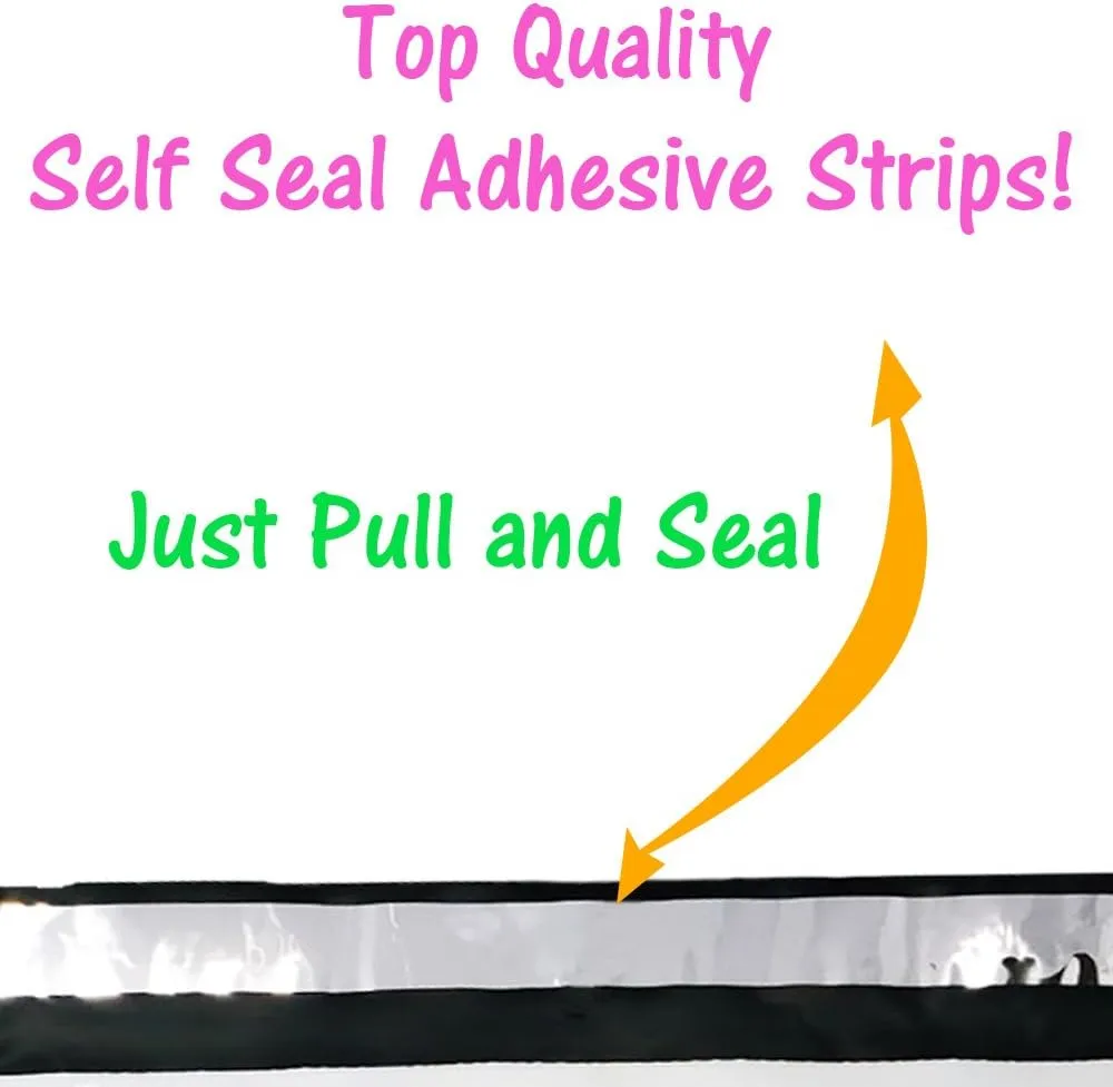 10x13" Owls, Cats, Elephants Poly Mailers Combo Pack, Quality Self Adhesive Shipping Bag Flat Envelopes with Kissy Seal Stickers (300)