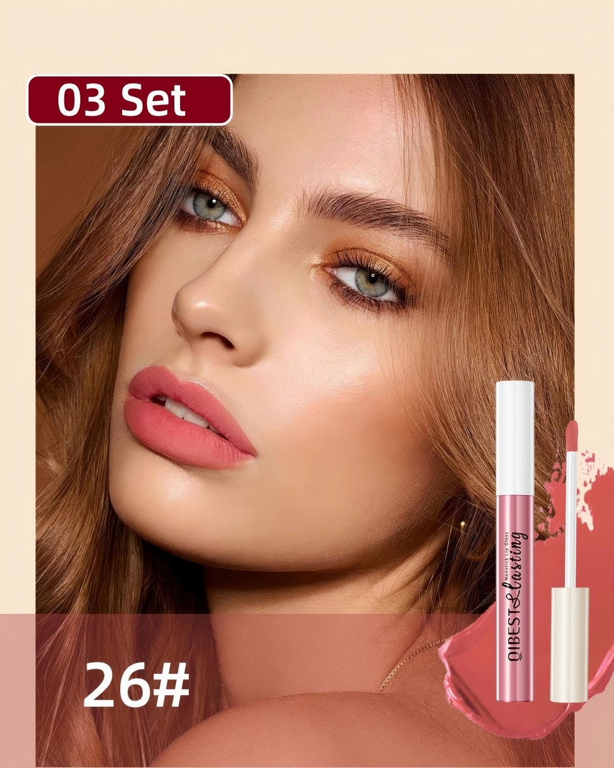12 Colors Lipstick Set - Long Lasting Waterproof & Non-Stick Liquid Matte Lip Gloss, Smudge Proof & Highly Pigmented Lip Color, All-Day Wear Lip Makeup Kit (12-color B)