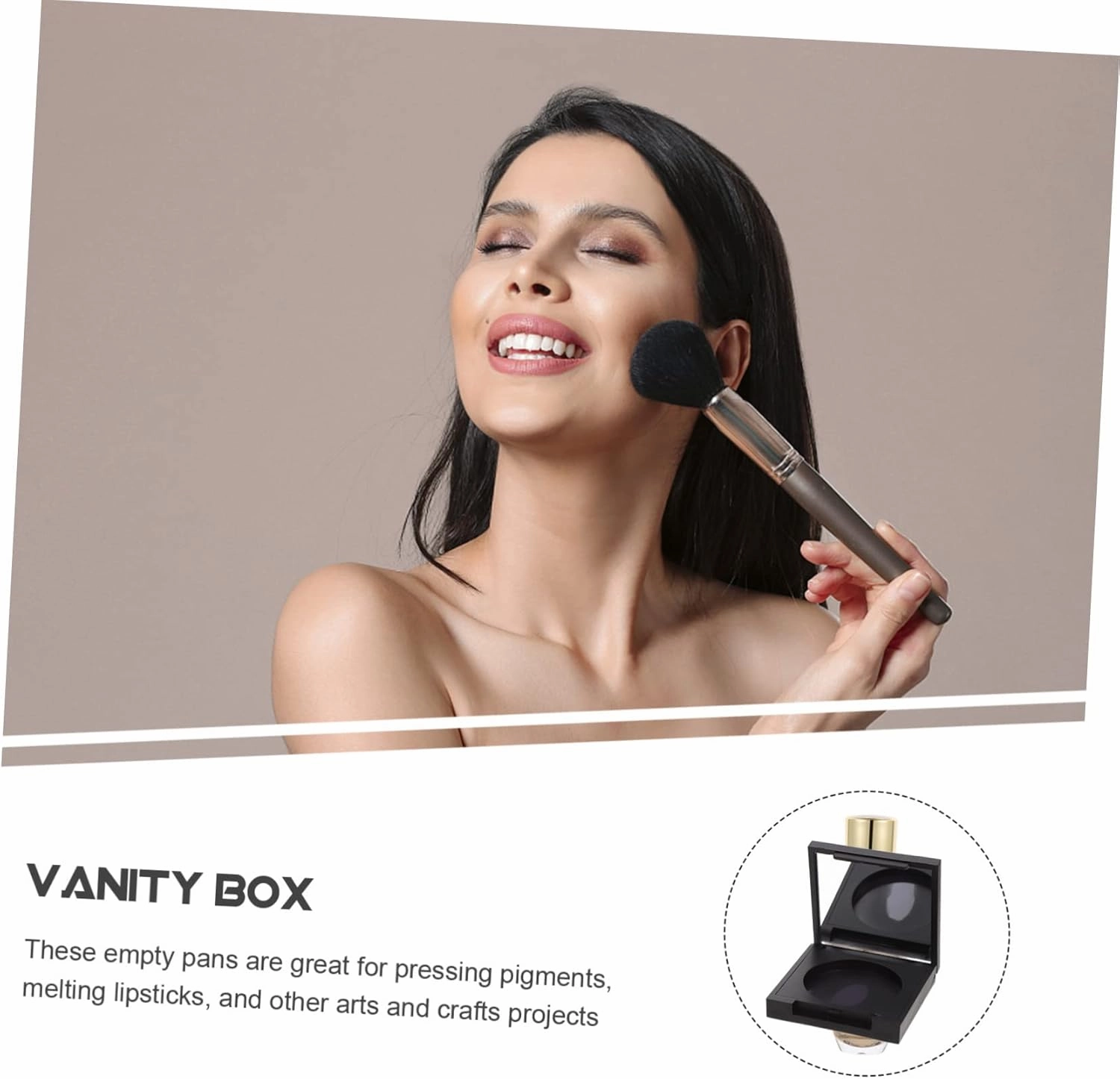 12 Pcs Blush Box Eyeshadow Box Eyeshadow Palette Empty Eyeshadow Travel Cosmetic Case Eyeshadow Supplies Makeup Blush Empty Makeup Palette Clear Cosmetic Case Makeup Tray Plastic
