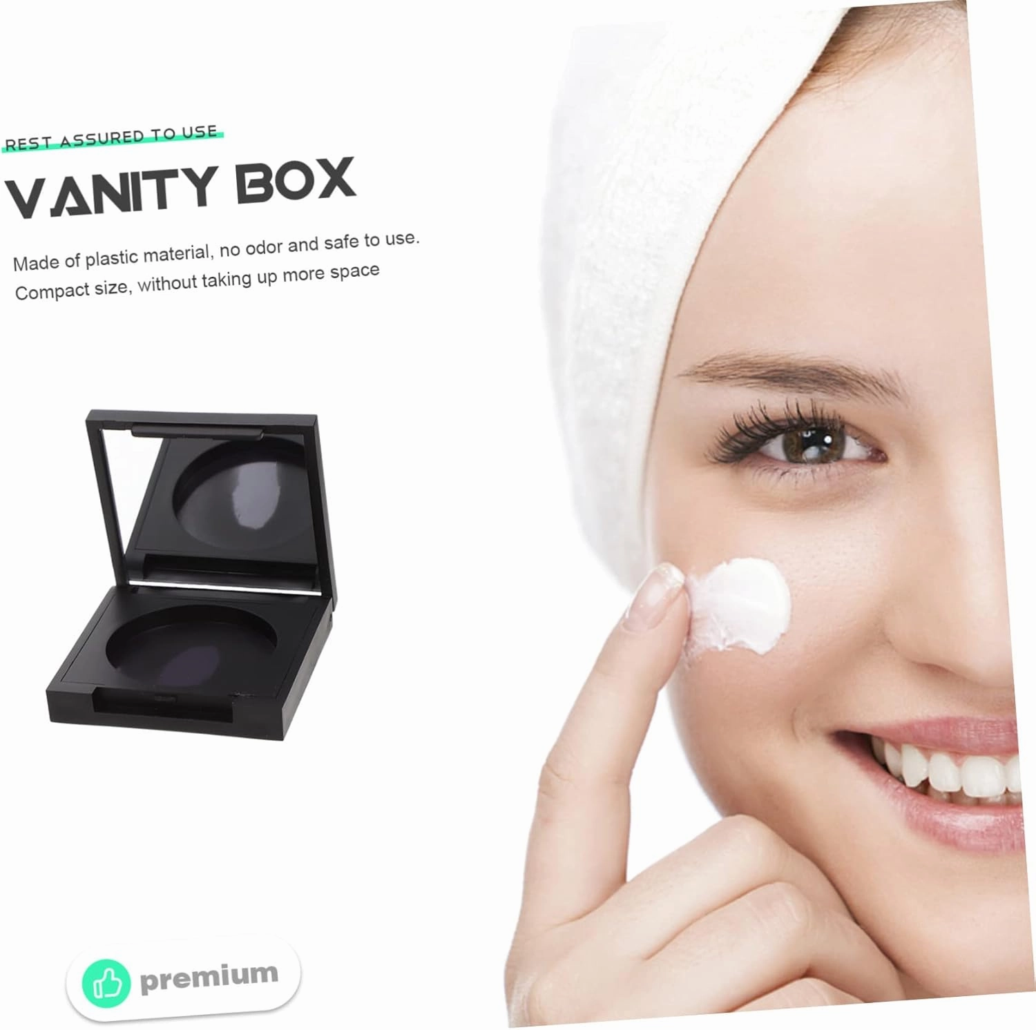 12 Pcs Blush Box Eyeshadow Box Eyeshadow Palette Empty Eyeshadow Travel Cosmetic Case Eyeshadow Supplies Makeup Blush Empty Makeup Palette Clear Cosmetic Case Makeup Tray Plastic