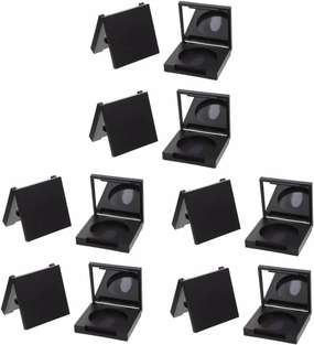 12 Pcs Blush Box Eyeshadow Box Eyeshadow Palette Empty Eyeshadow Travel Cosmetic Case Eyeshadow Supplies Makeup Blush Empty Makeup Palette Clear Cosmetic Case Makeup Tray Plastic
