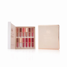 12-Piece Matte Liquid Lipstick Set - Waterproof, Long-Lasting Non-Sticky Lip Gloss, Vegan & Transfer-Proof (Nudes, Reds, Berries)