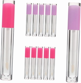 12Pcs Lip Gloss Containers with Rubber Stoppers Empty Tubes for Lip Oil Makeup Storage and Cosmetic Use Durable Lightweight