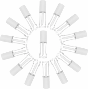 15 Pcs 10ml Portable Lip Gloss Tubes Refillable Empty Lip Gloss Containers with Wands for DIY Ideal for Makeup Artists and