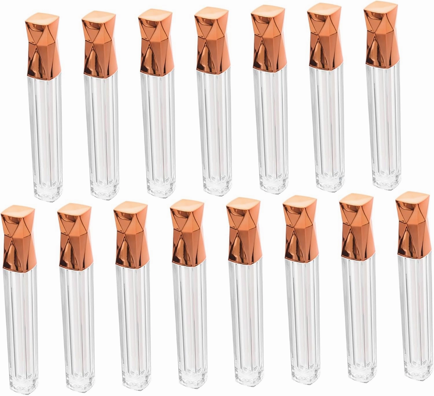 15pcs Lip Gloss Containers Lip Glaze Tubes with Caps Airtight Design for Women