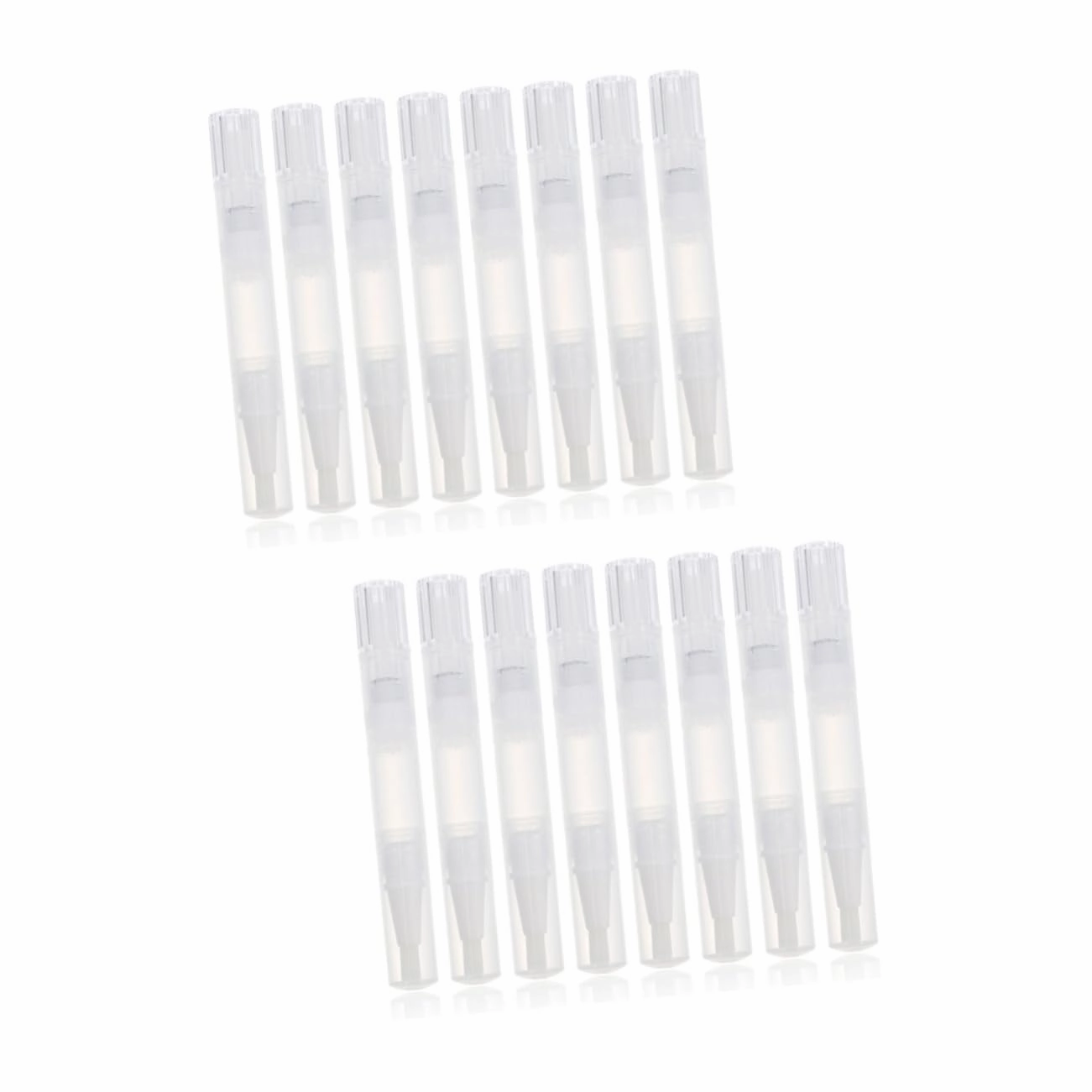 16 Pcs Nail Polish Twist Pen Empty Lip Gloss Tube Nail Nutrition Oil Tubes Nail Polish Pen Lip Gloss Pen Clear Nail Oil Pens Nail Art Tools Empty Nail Oil Tube Manicure Supply