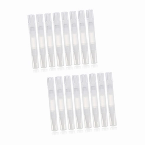 16 Pcs Nail Polish Twist Pen Empty Lip Gloss Tube Nail Nutrition Oil Tubes Nail Polish Pen Lip Gloss Pen Clear Nail Oil Pens Nail Art Tools Empty Nail Oil Tube Manicure Supply