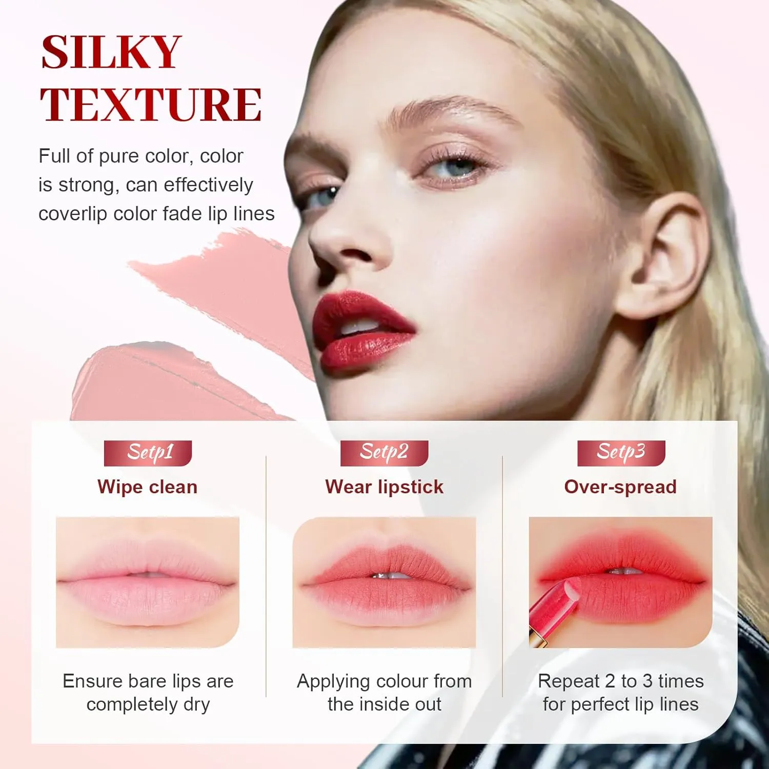2 Pcs Diamond Lip Gloss Glitter Lipstick Waterproof, Diamond Glitter Lipstick, Shimmer Metallic Sparkly Lip Gloss, Waterproof and Smudge Proof Glitter Lip Gloss for Women Makeup (2# 3#, 0.12 Fl Oz)