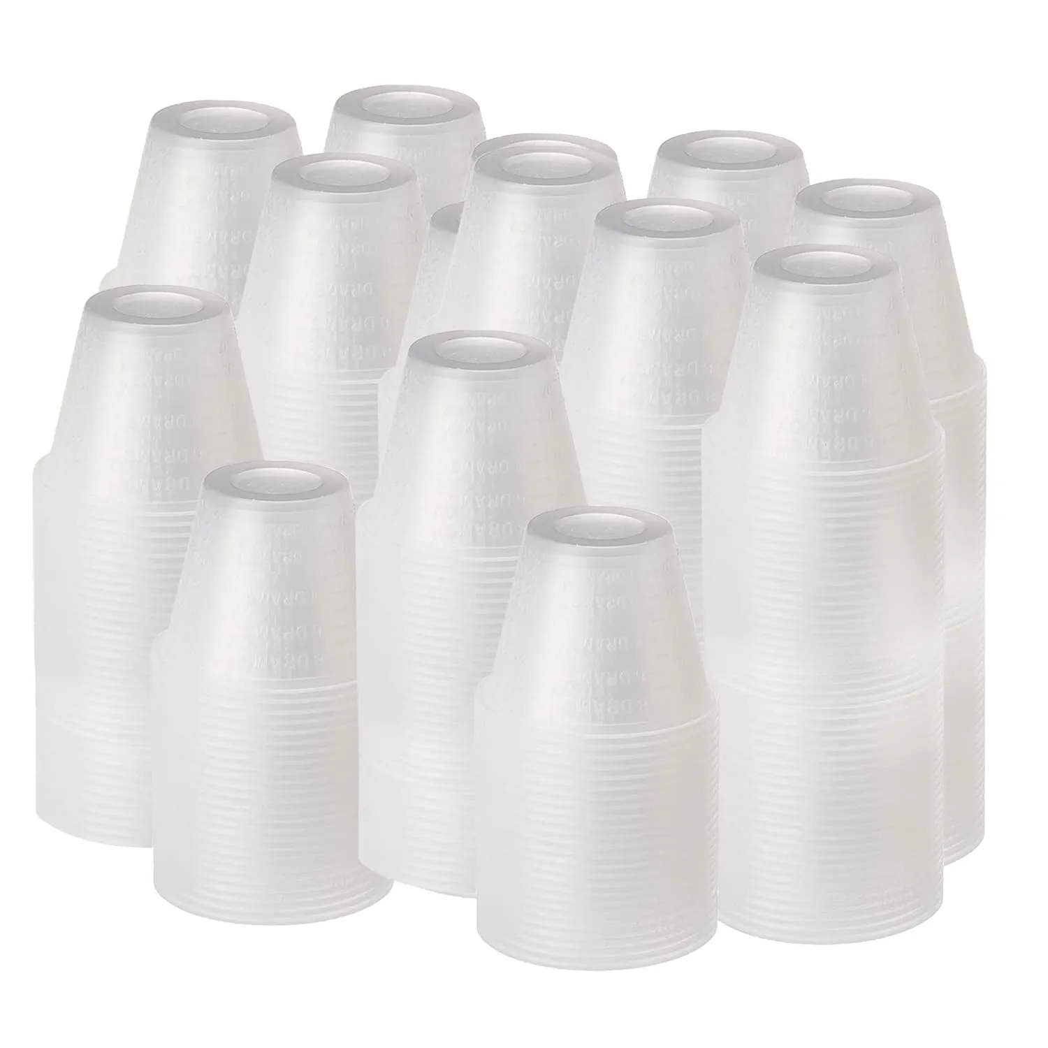 [2000 Count - 1 oz.] Perfect Stix Disposable Graduated Plastic Medicine Cups - For Mixed Pills, Medication Measuring, Resin Mixing, Mouthwash