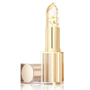 2025 NEW Gold Crystal Color Changing Lipstick - Color Changing Lipstick, Novealcrbe Mood Lipsticks, Color Changing Lipsticks For Women, Moisturizing Lip Balm, Long Lasting 24 Hours (1pcs)