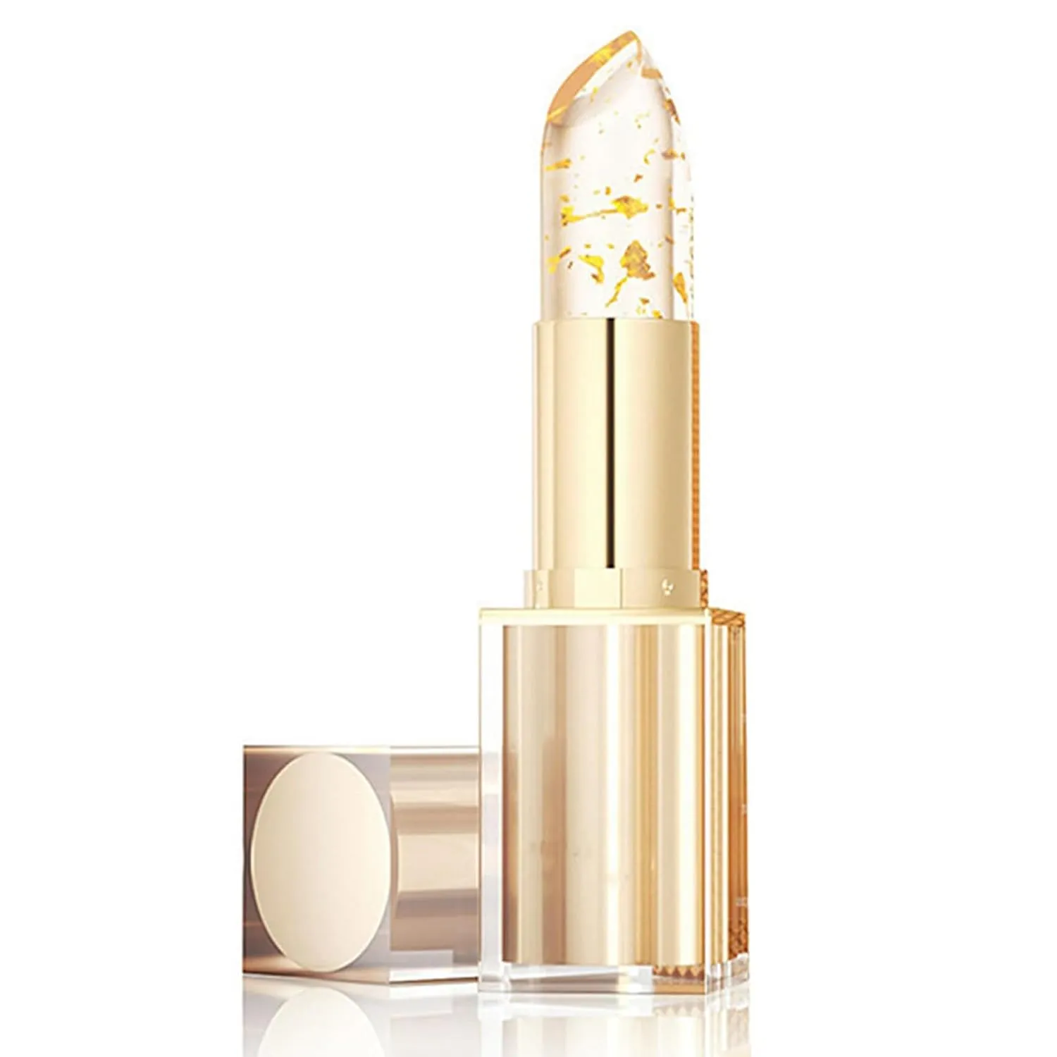 2025 NEW Gold Crystal Color Changing Lipstick - Color Changing Lipstick, Novealcrbe Mood Lipsticks, Color Changing Lipsticks For Women, Moisturizing Lip Balm, Long Lasting 24 Hours (1pcs)