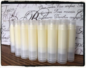 20 BUBBLE GUM Flavored Lip Balms in Clear Tubes - Wholesale - Unbranded
