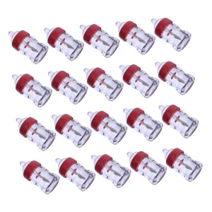 20pcs Clear Lip Balm Tubes Refillable Empty Lip Gloss Containers Lightweight Practical Vials for Crafting Daily Use for Lipstick Samples
