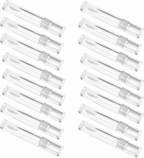20pcs Clear Refillable Lipstick Containers DIY Lip Gloss Tubes for Crafting Bottles Lipstick Tube for Custom Lip Products