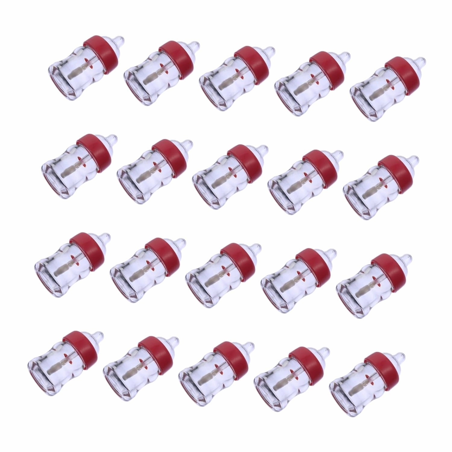 20pcs Lip Gloss Balm Tubes Diy Lip Gloss Making Supplies Clear Volume Display Refillable Reusable for Travel Home