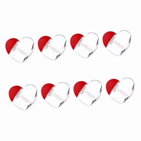 25sets Lip Gloss Bottle Matte Lipstick Lip Gloss Tube Lasting Black Heart Bottles Women Cute Sparkly Lip Tint Refillable Lip Gloss Container Simple Lip Gloss Container Plastic