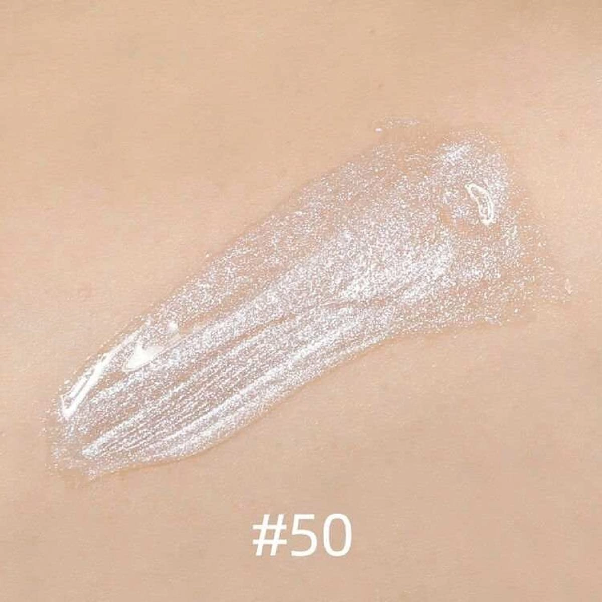2Chique Lux Vegan Moisturizing Lip Gloss Cruelty Free High Shimmer Lip Gloss (#50 Clear Shimmer)