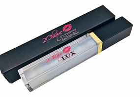 2Chique Lux Vegan Moisturizing Lip Gloss Cruelty Free High Shimmer Lip Gloss (#50 Clear Shimmer)