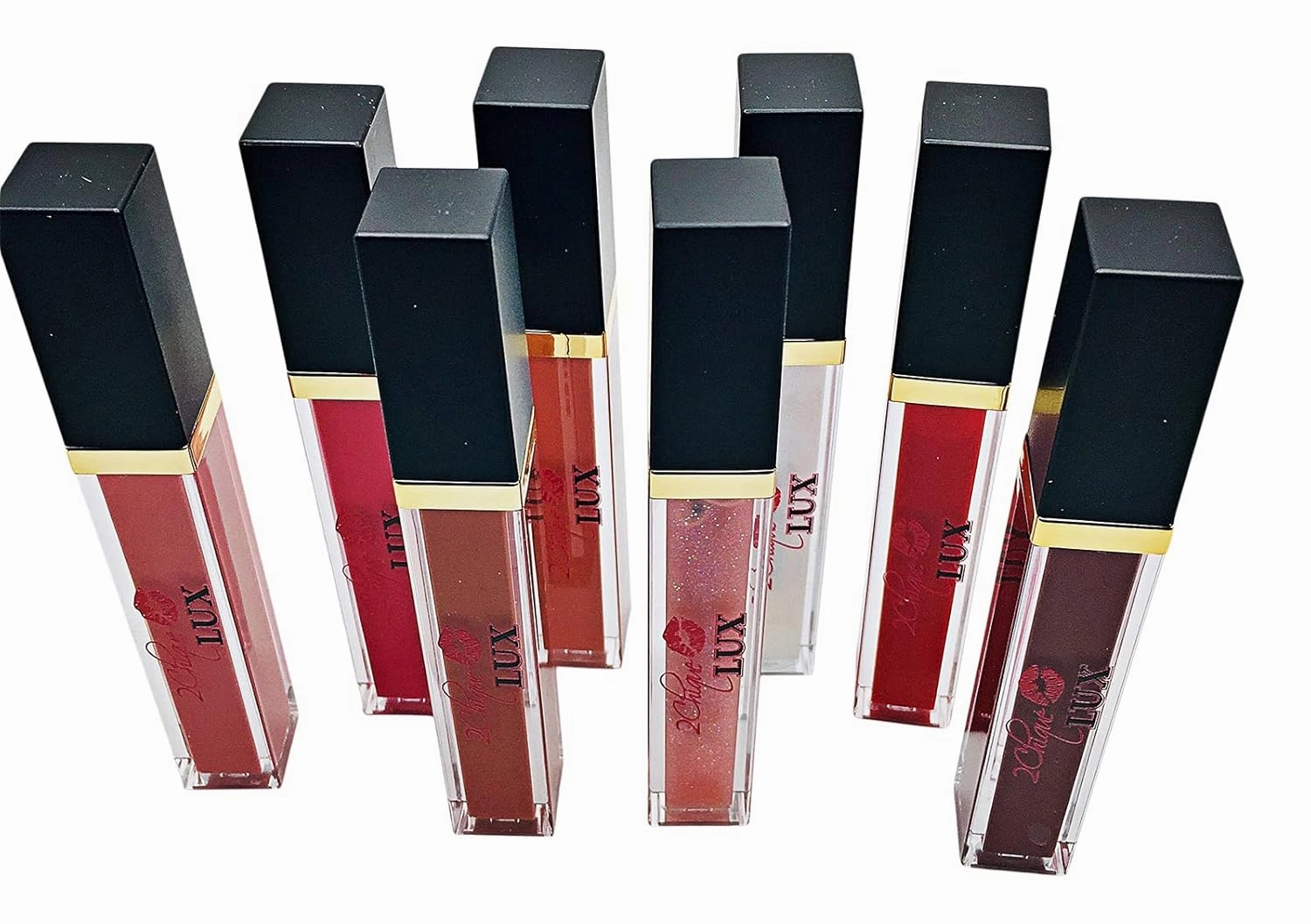 2Chique Lux Vegan Moisturizing Lip Gloss Cruelty Free High Shimmer Lip Gloss (#61 Neutral Shimmer)