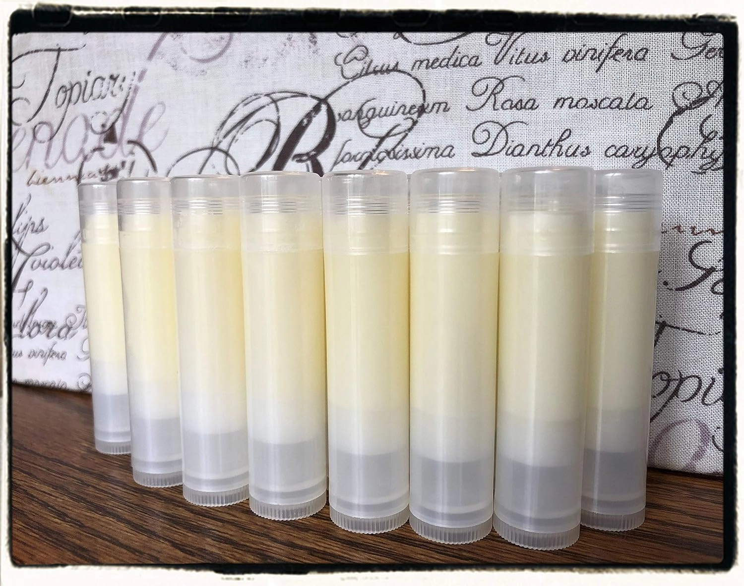30 Buttercream Cupcake Lip Balms Clear Tubes with Caps Unbranded