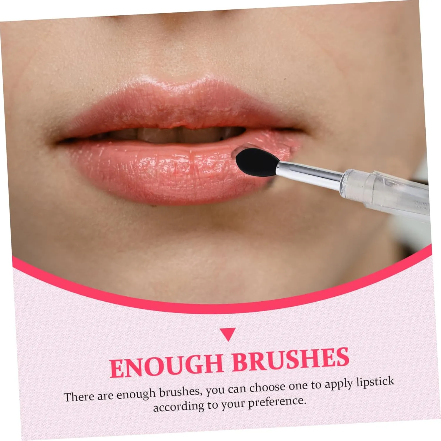 30pcs Silicone Lip Applicator Brush Makeup Brushes for Lipstick Gloss Eyeshadow Precision Cosmetic Tools for Women Easy Application Reduced Waste