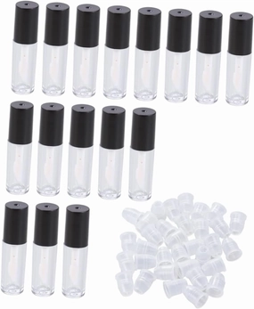 30pcs Lip Gloss Containers Empty Clear Lip Gloss Tube Lip Gloss Clear Lip Gloss Bottles Makeup Lip Gloss Clear Lip Gloss Squeeze Tube Lip Gloss Balm Lip Gloss Tubes with Wand Empty