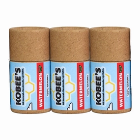 3 pack - Kobeesco Lip Balm, Lip Moisturizer, Lip Cure, Lip Balm, Chapstick (Watermelon)