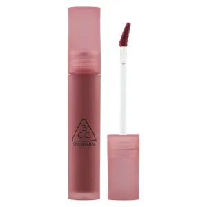3CE BLUR WATER TINT(4.6g) soft lip with less smear with a blurry finish (#DOUBLE WIND) with sun cream(1ml*3ea)