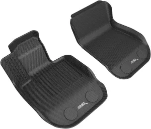 3D MAXpider Custom Fit Kagu Floor Mat (Black) Compatible with Toyota GR Supra / BMW Z4 2020-2025 - R1