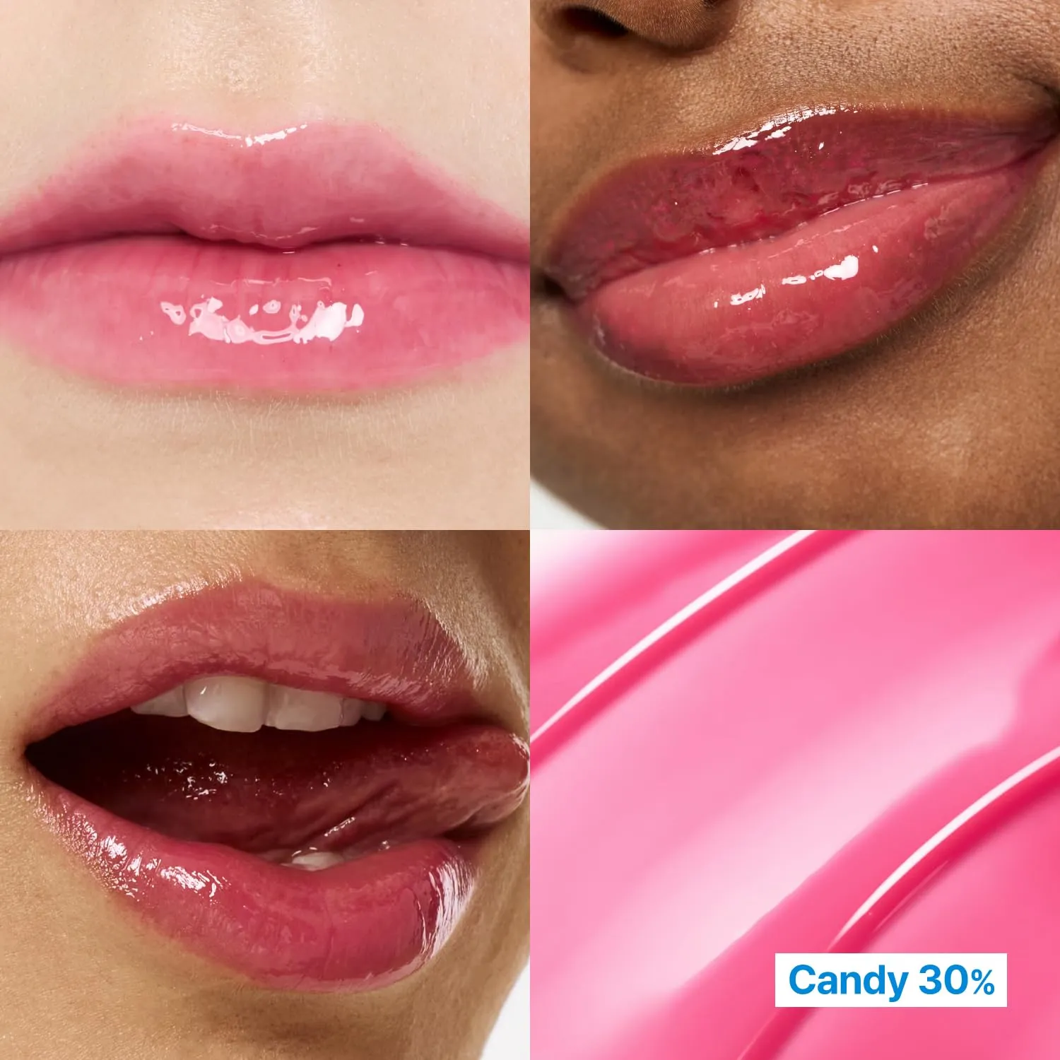 3D Voluming Gloss 30% (Sheer) | Candy 30% l High Shine, Non-Sticky Lip Gloss for Makeup | Long-Lasting, Moisturizing Gel Formula | 30%, 70% Pigment Options | 5.3g
