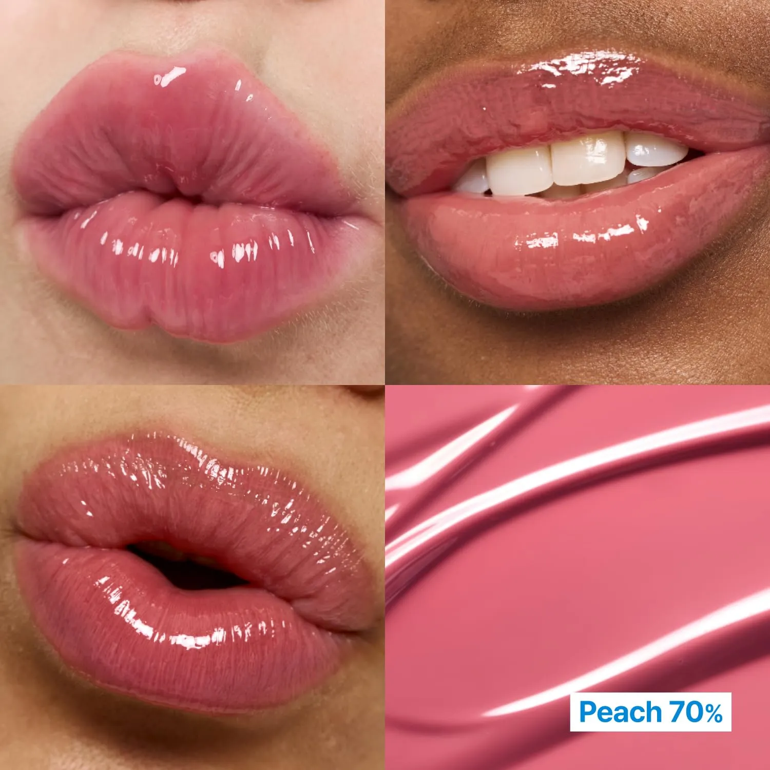 3D Voluming Gloss 70% (Rich) | Peach 70% | High Shine, Non-Sticky Lip Gloss for Makeup | Long-Lasting, Moisturizing Gel Formula | 30%, 70% Pigment Options | 5.3g