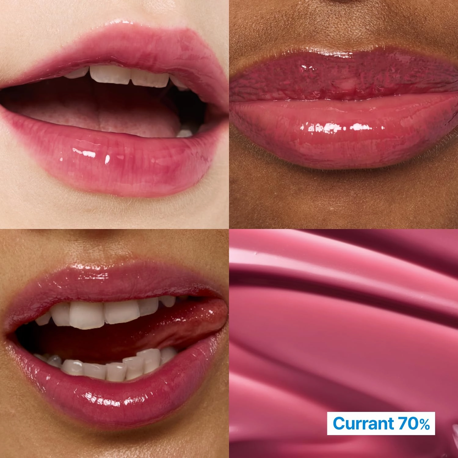 3D Voluming Gloss 70% (Rich) | Currant 70% l High Shine, Non-Sticky Lip Gloss for Makeup | Long-Lasting, Moisturizing Gel Formula | 30%, 70% Pigment Options | 5.3g