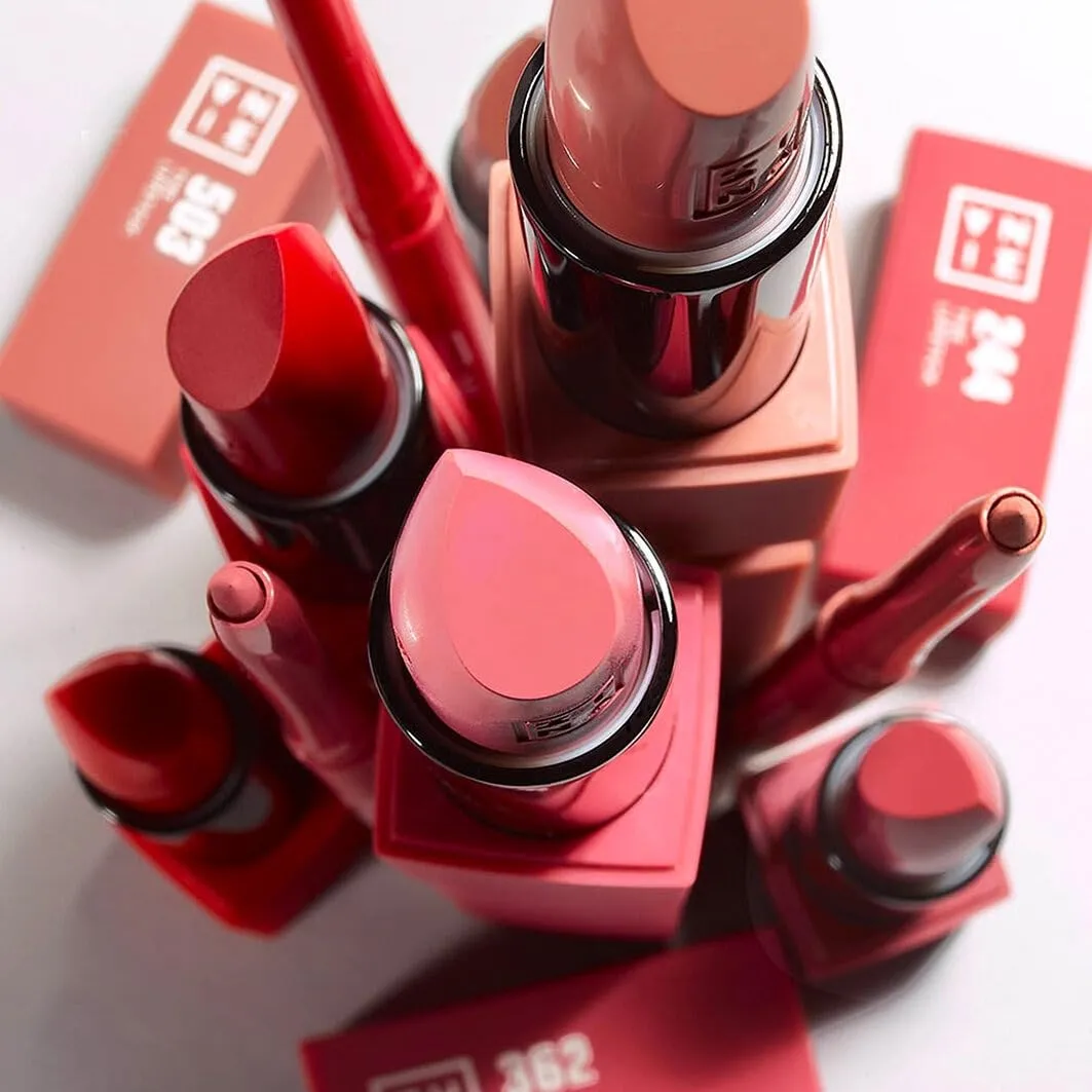 3INA The Lipstick 503 - Outstanding Shade Selection - Matte And Shiny Finishes - Highly Pigmented And Comfortable - Vegan And Cruelty Free Formula - Moisturizes The Lips - Nude Pink - 0.16 Oz