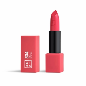 3INA The Lipstick 334 - Outstanding Shade Selection - Matte And Shiny Finishes - Highly Pigmented And Comfortable - Vegan And Cruelty Free Formula - Moisturizes The Lips - Watermelon - 0.16 Oz