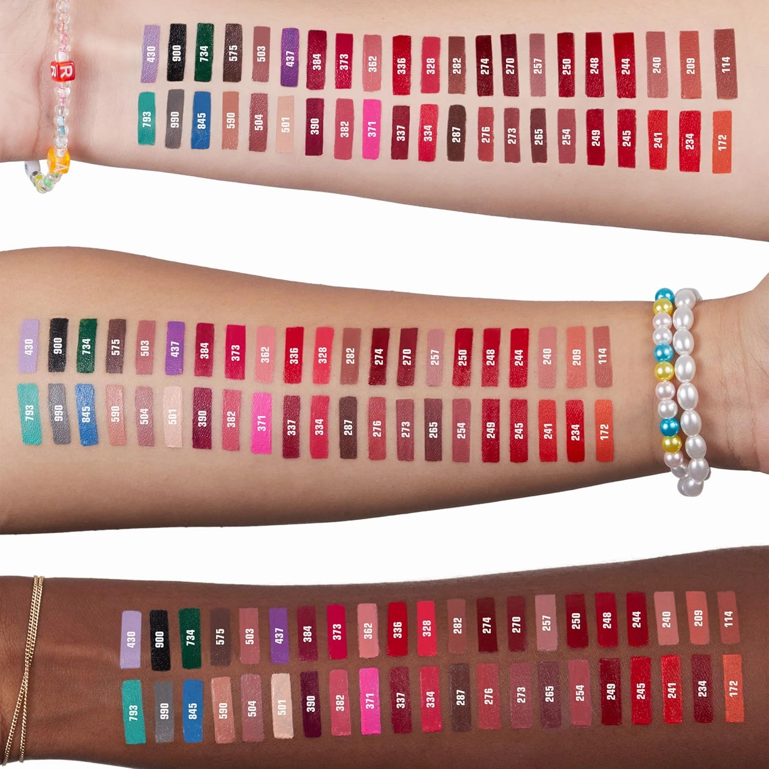 3INA The Lipstick 336 - Outstanding Shade Selection - Matte And Shiny Finishes - Highly Pigmented And Comfortable - Vegan And Cruelty Free Formula - Moisturizes The Lips - The Darkest Pink - 0.16 Oz