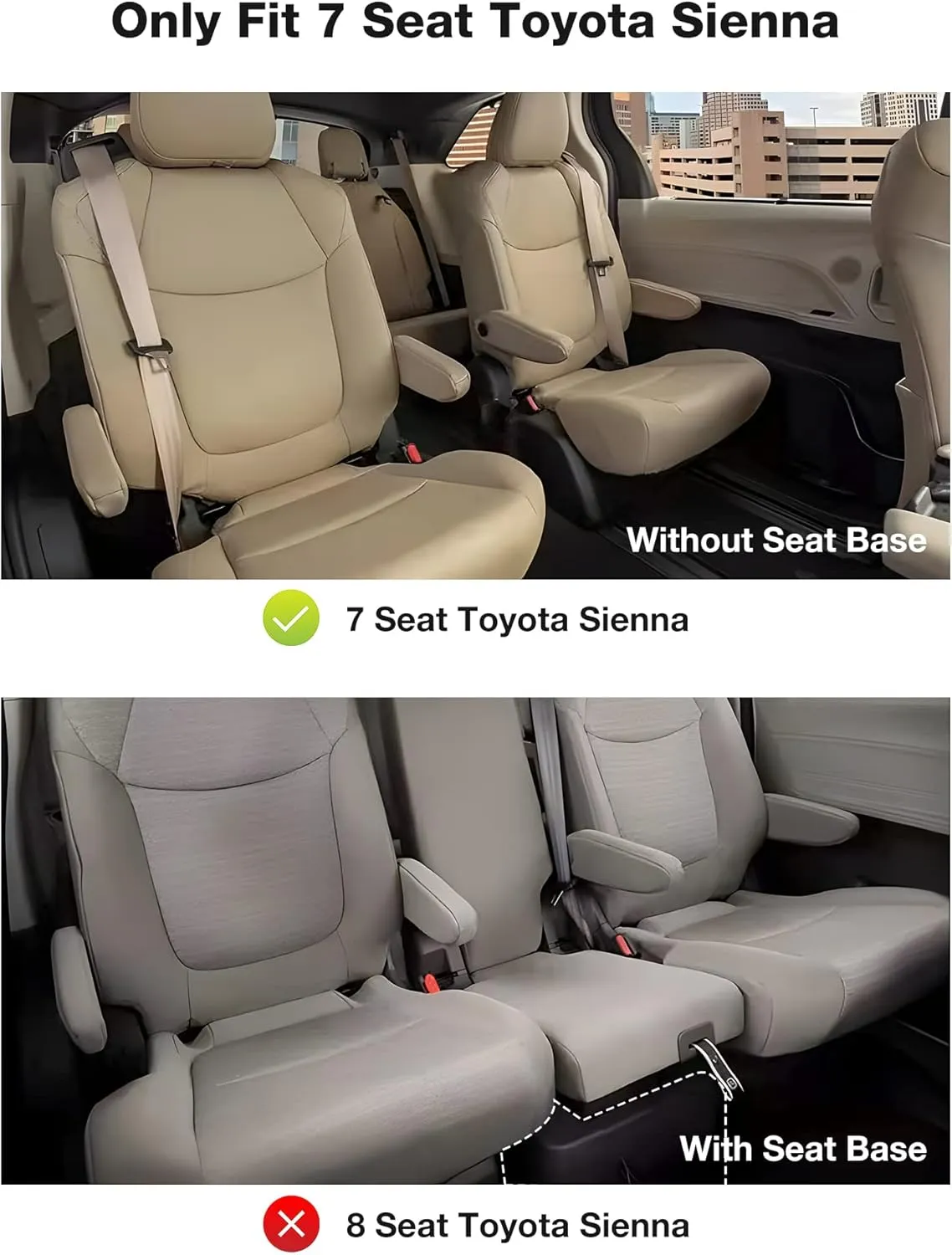 3W Floor Mats with Front Carpet Compatible for Toyota Sienna 2021-2023 7 Seat, TPE All Weather Custom Fit Floor Liner for Toyota Sienna 1st, 2nd and 3rd Row, Black (Only for 7 Seater)