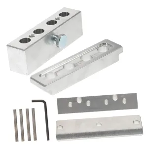 4 Hole Lipstick Molding Tool Diy Kit Aluminum Alloy Lip Gloss Maker Lipstick Making Set